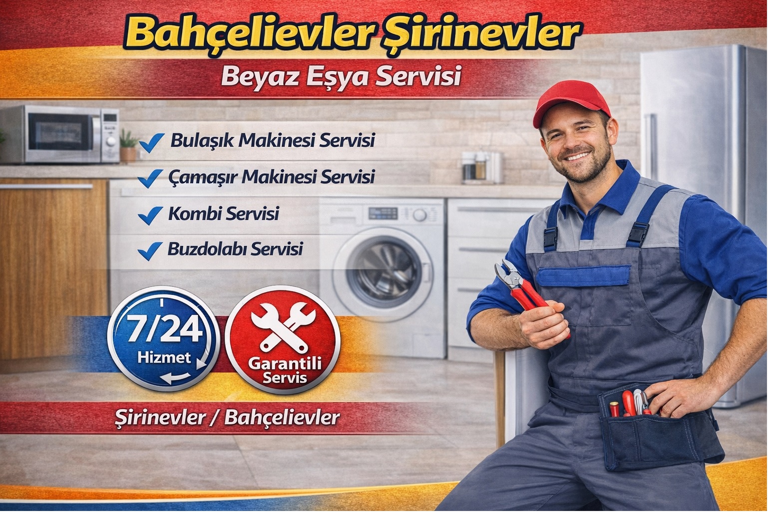 Bahçelievler Şirinevler Beyaz Eşya Servisi