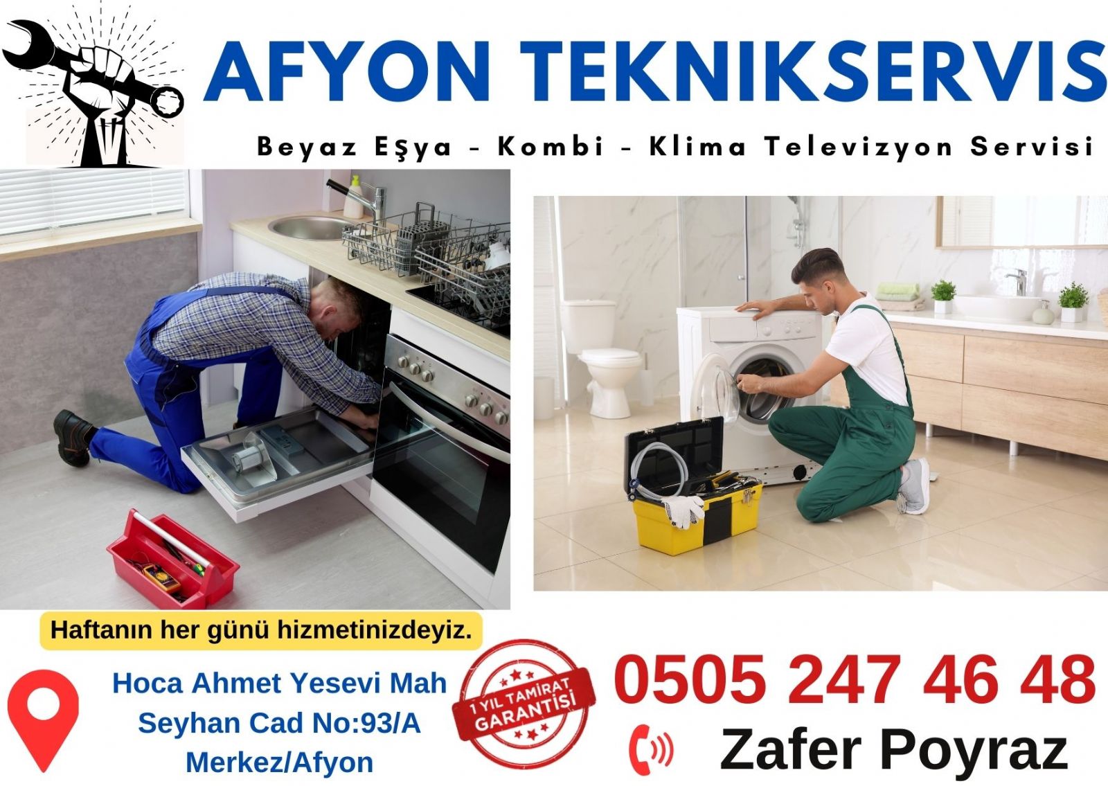Afyon Beyaz Eşya Tamircisi