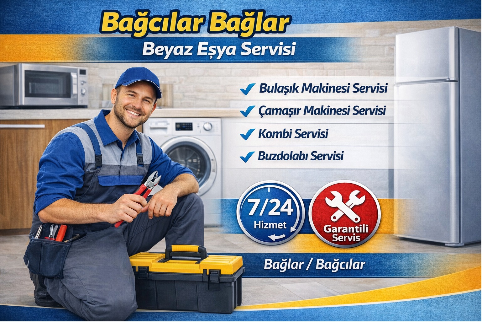 Bağcılar Bağlar Beyaz Eşya Servisi