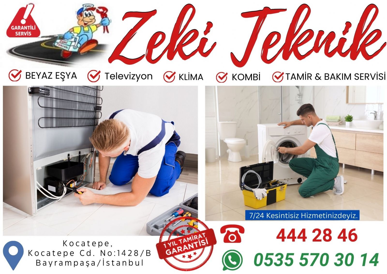 Bayrampaşa Beyaz Eşya Servisi 
