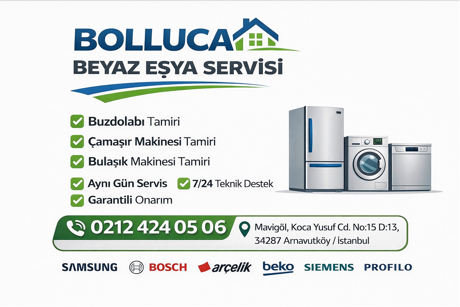 Bolluca Beyaz Eşya Servisi