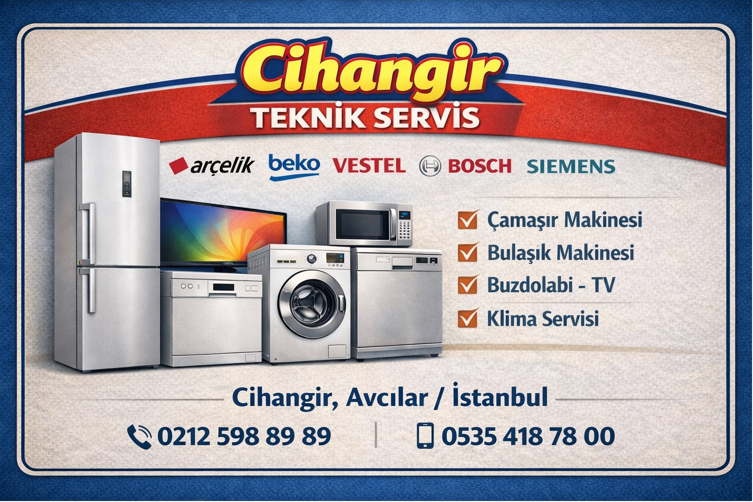 Cihangir Beyaz Eşya Servisi