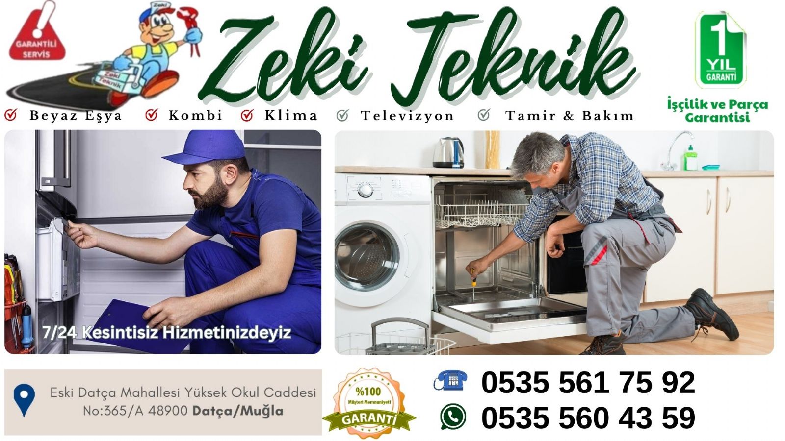 Datça Beyaz Eşya Servisi