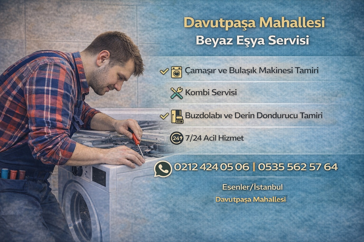 Esenler Davutpaşa Beyaz Eşya Servisi