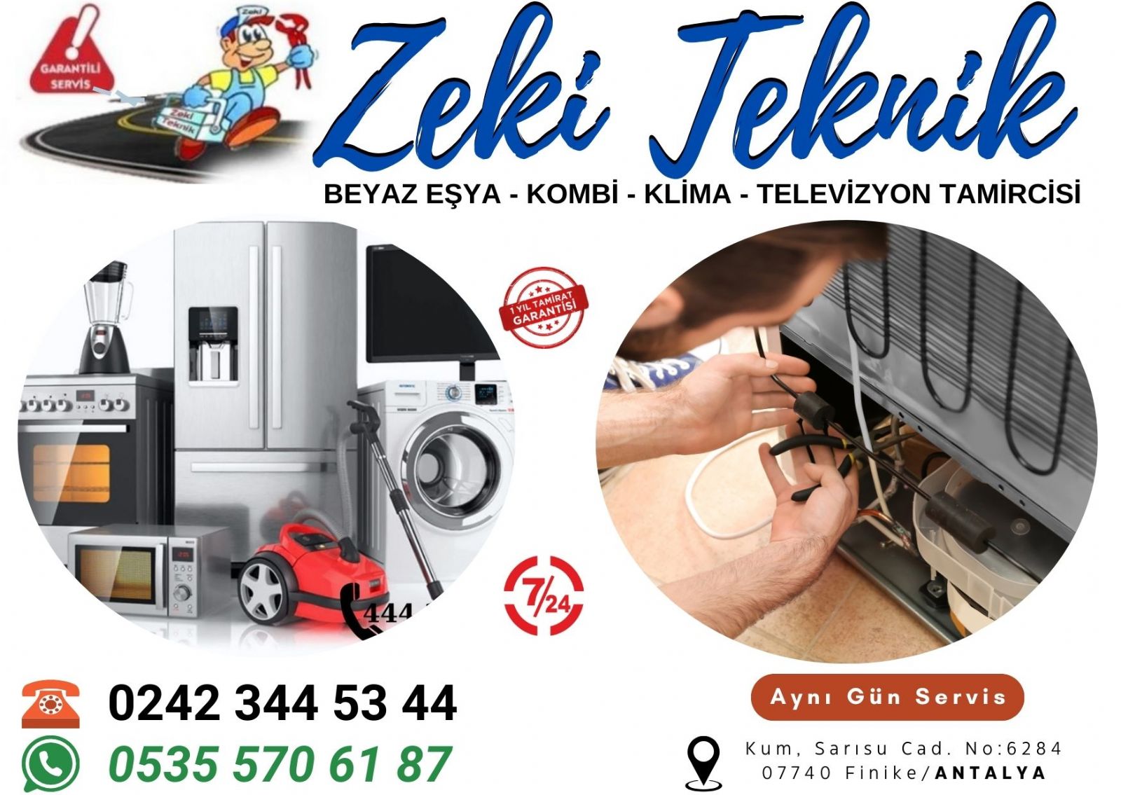 Finike Beyaz Eşya Servisi