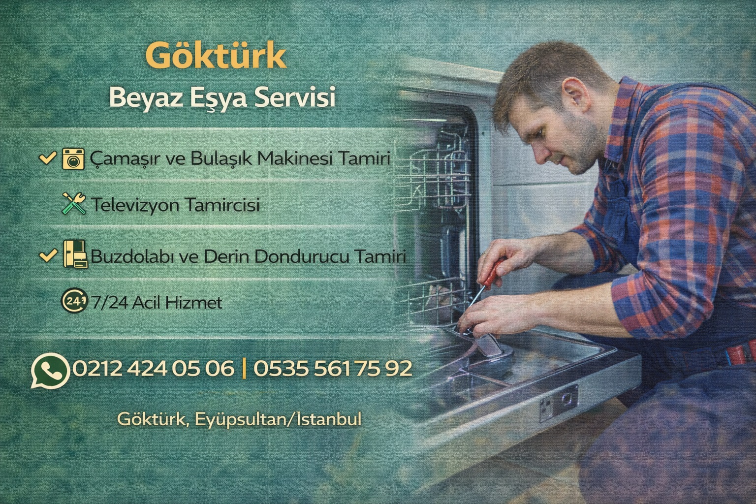 Eyüpsultan Göktürk Beyaz Eşya Servisi