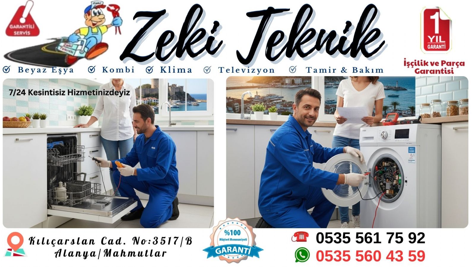 Mahmutlar Beyaz Eşya Servisi 