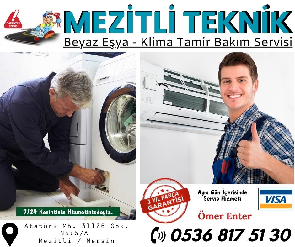 Mezitli Beyaz Eşya Servisi 