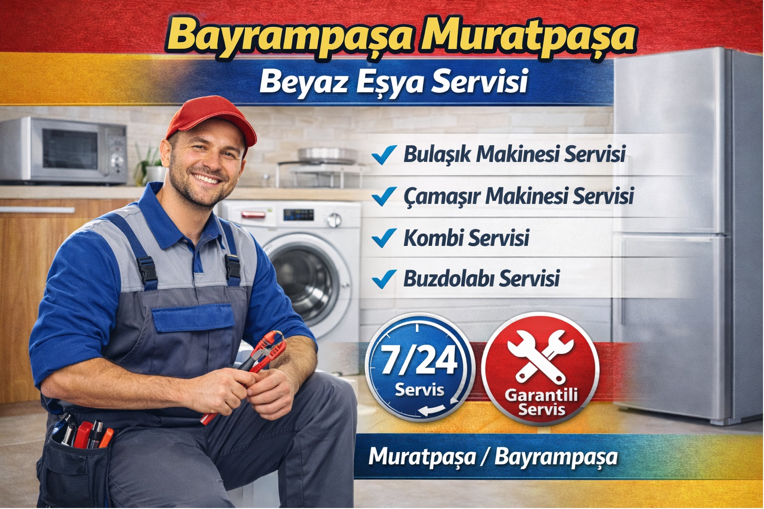 Bayrampaşa Muratpaşa Beyaz Eşya Servisi