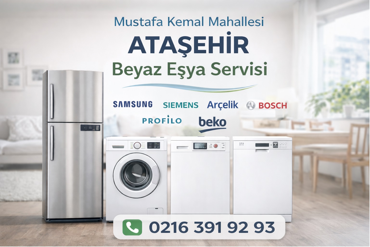 Mustafa Kemal Mahallesi Beyaz Eşya Servisi