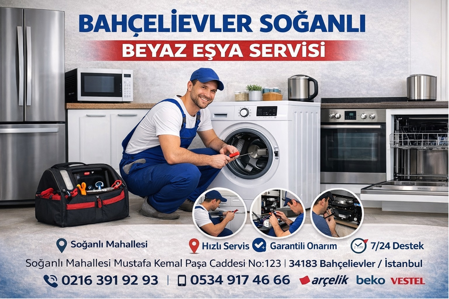 Bahçelievler Soğanlı Beyaz Eşya Servisi