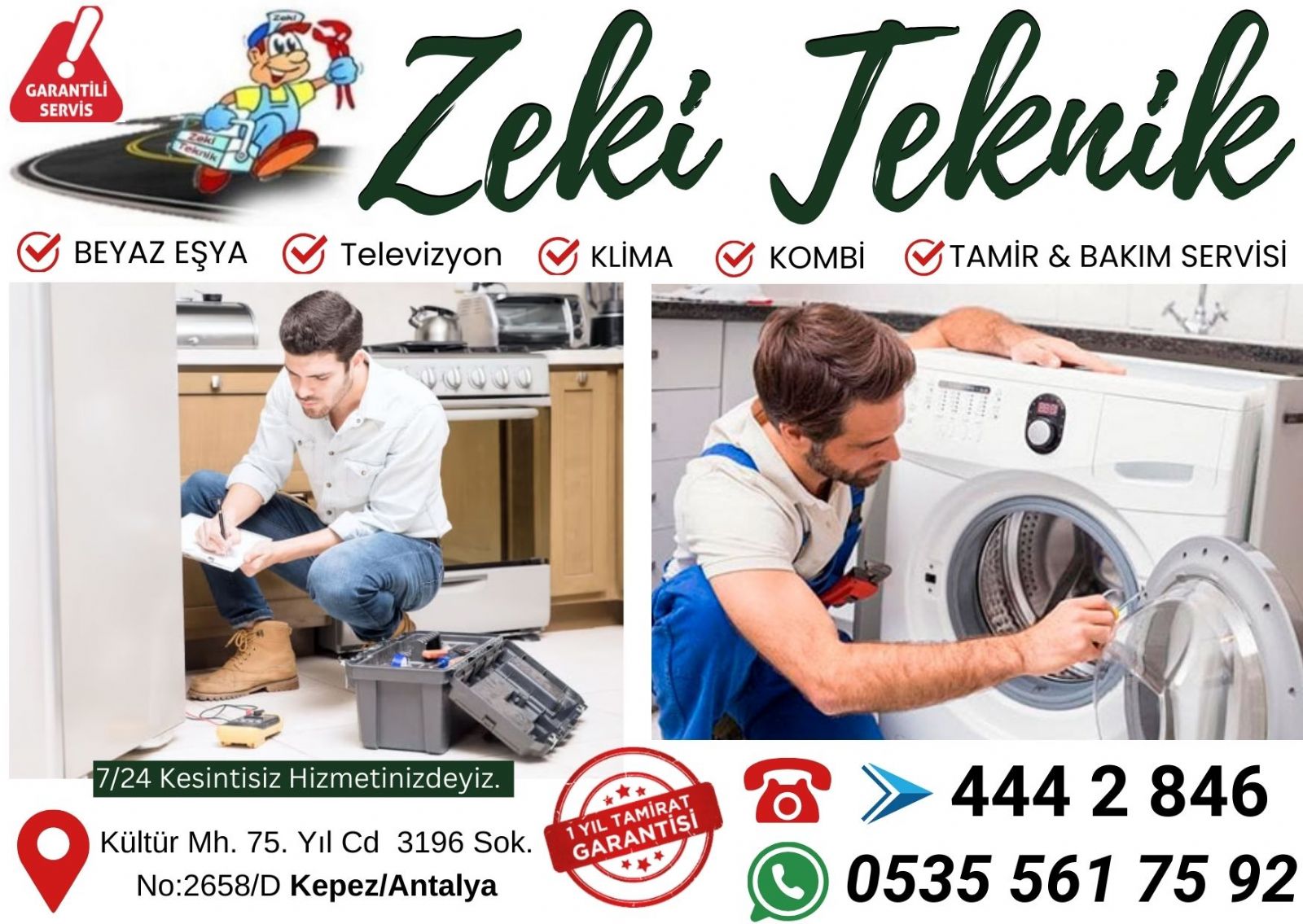 Varsak Beyaz Eşya Servisi 