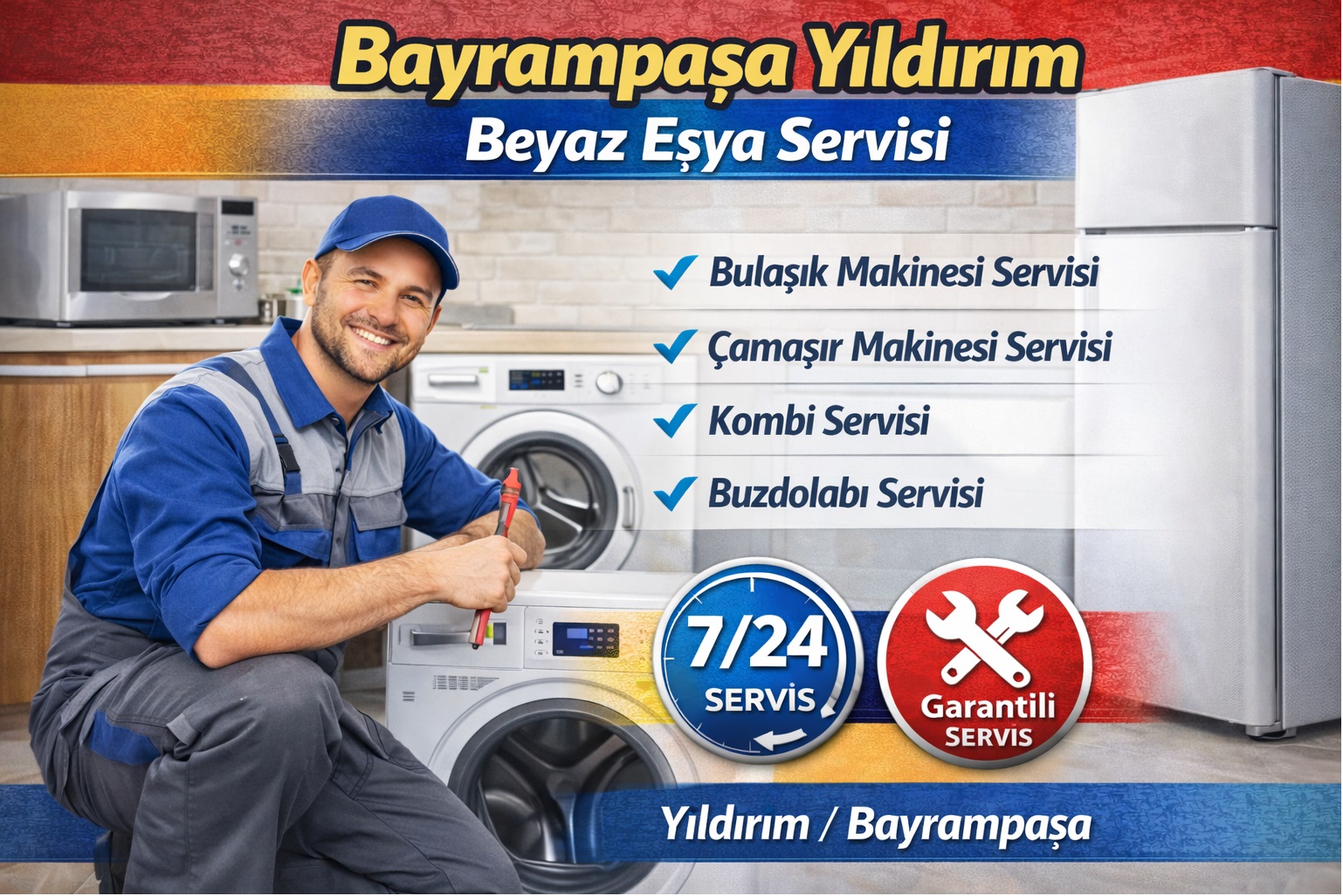Bayrampaşa Yıldırım Beyaz Eşya Servisi