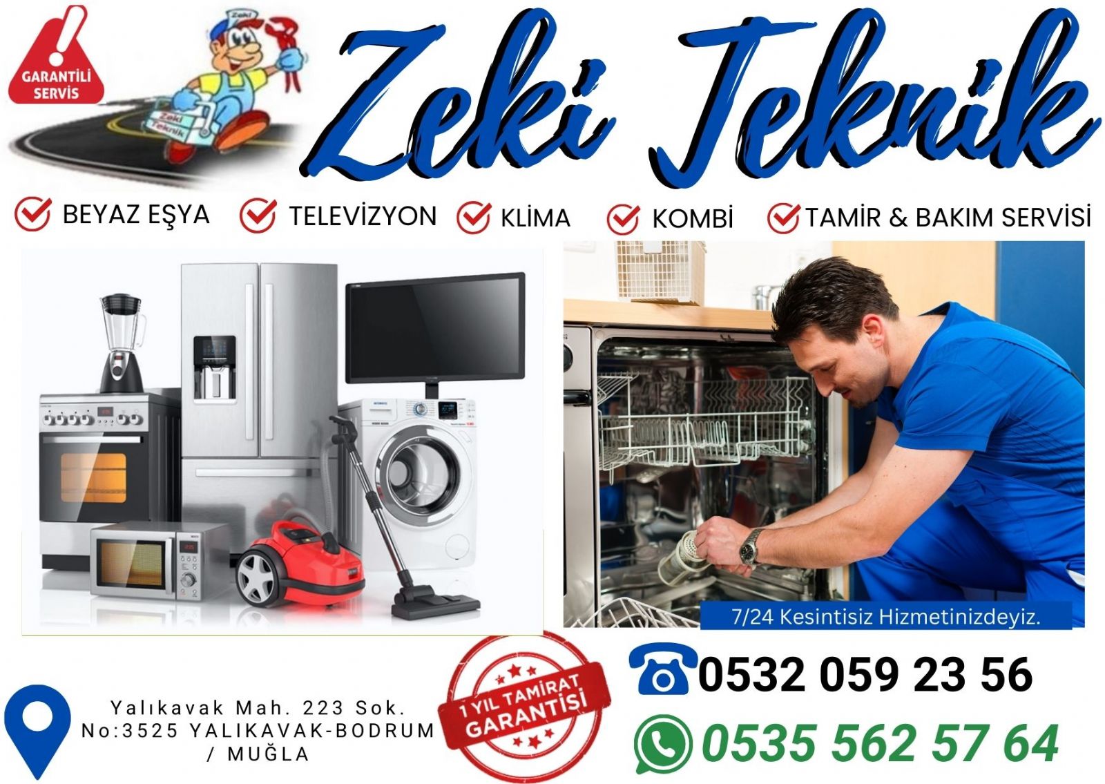 Yalıkavak Beyaz Eşya Servisi 