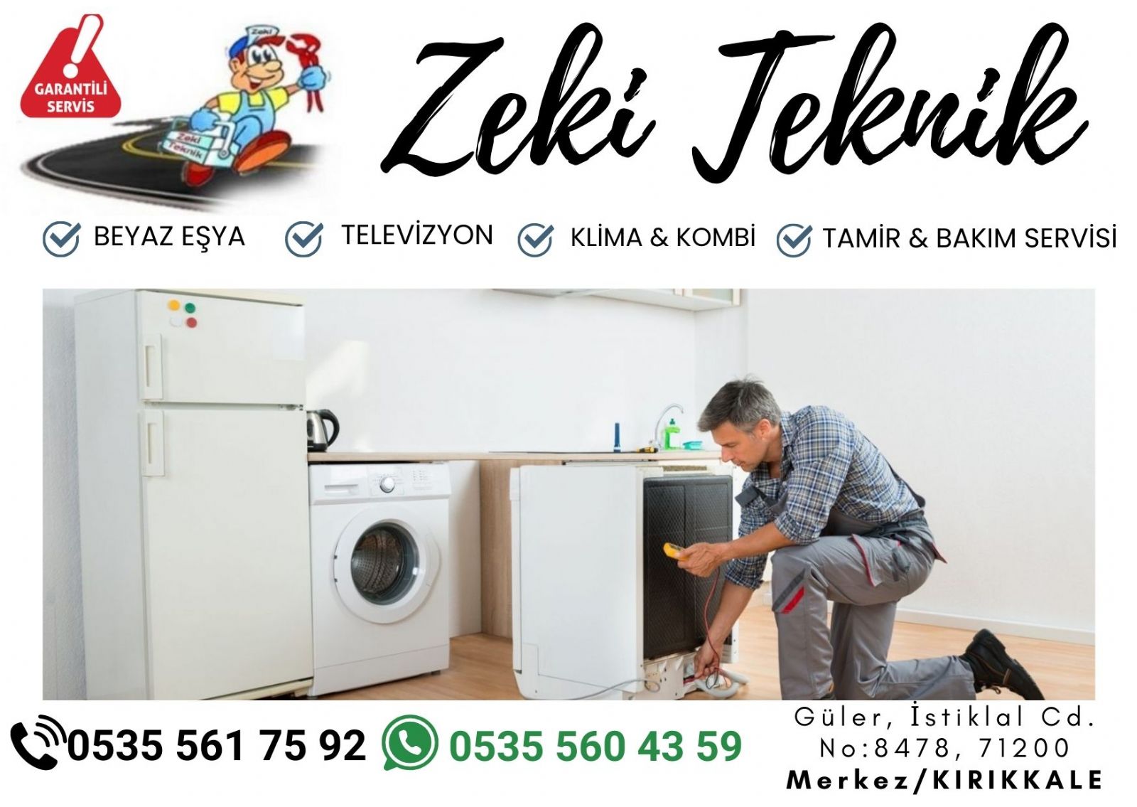 Kırıkkale Beyaz Eşya Servisi