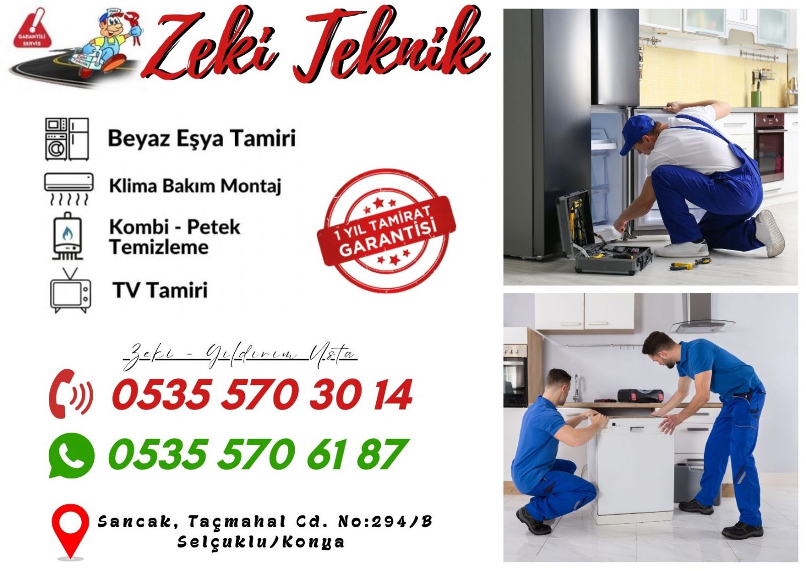 Selçuklu Beyaz Eşya Servisi
